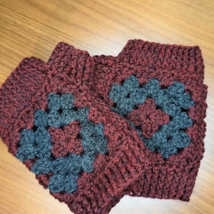 The Granny Square Wrist Warmer Pattern Etsy