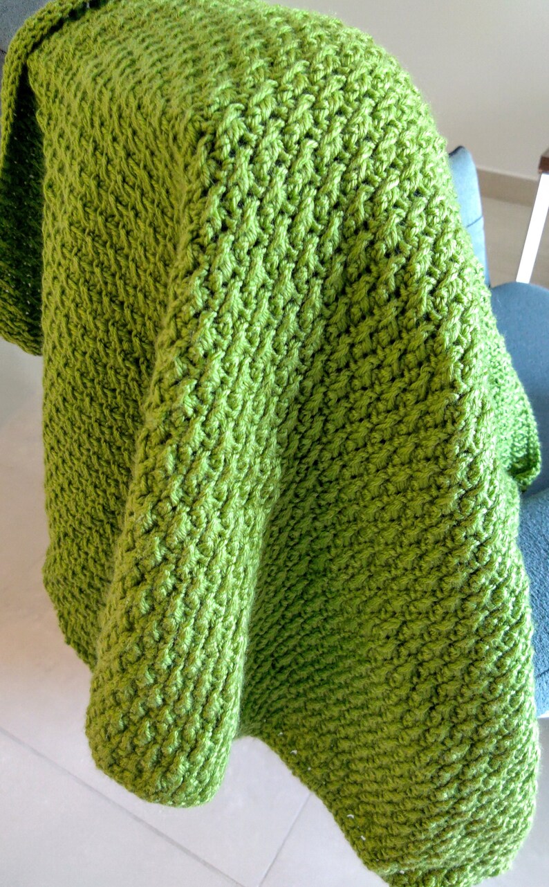 The alpine stitch baby blanket pattern image 2