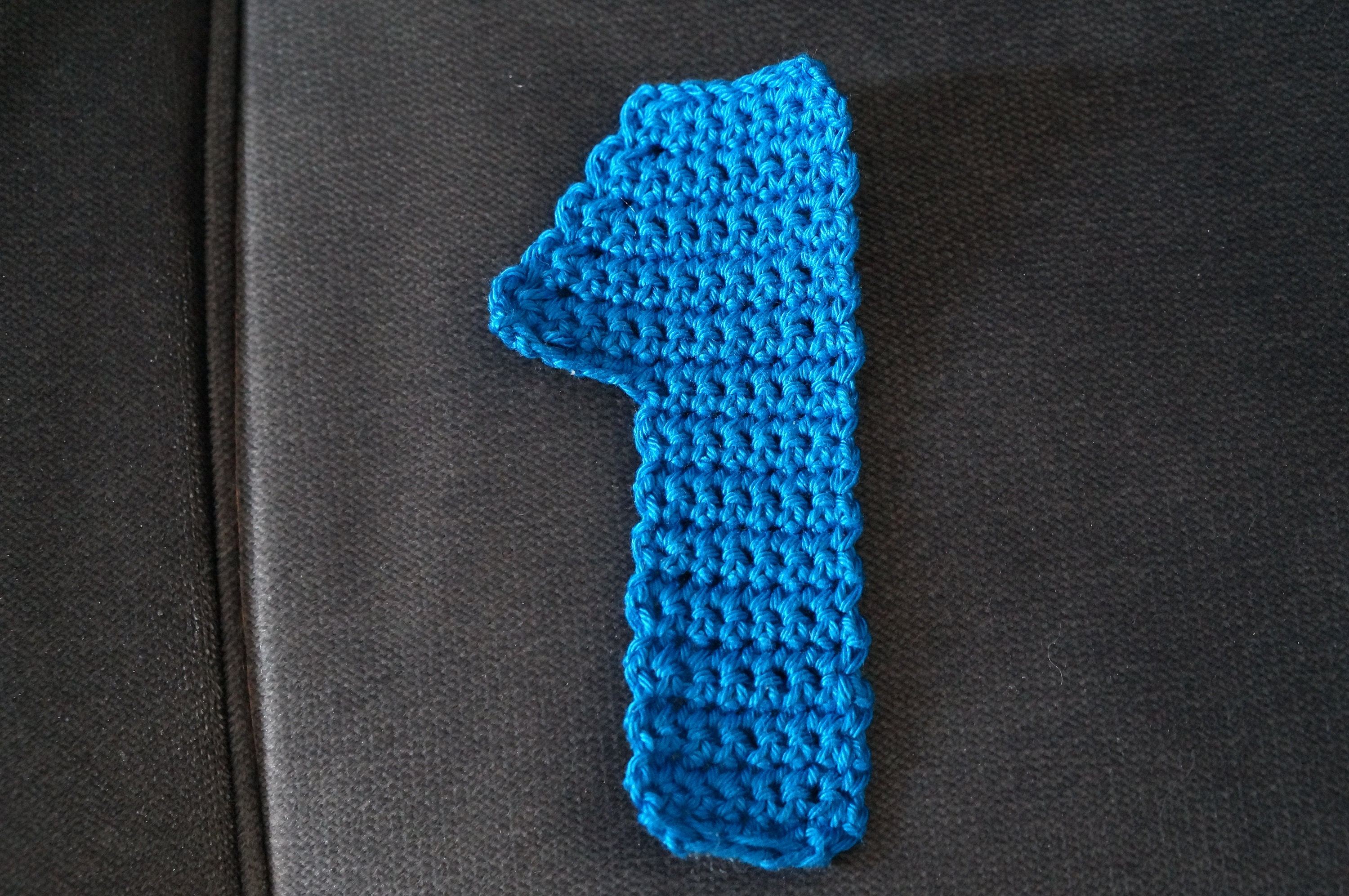 Crochet Number 1 Pattern - Etsy
