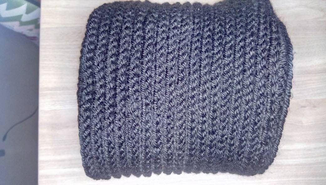 The Knit Stitch Crochet Scarf Pattern - Etsy