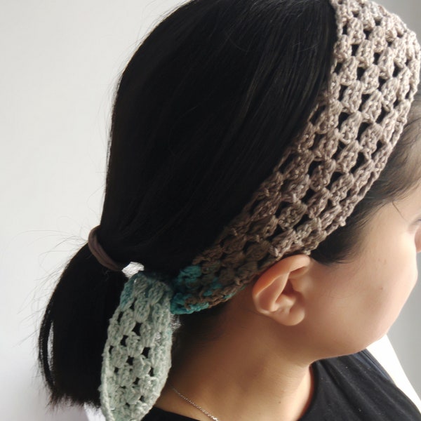 Granny stripes headband pattern