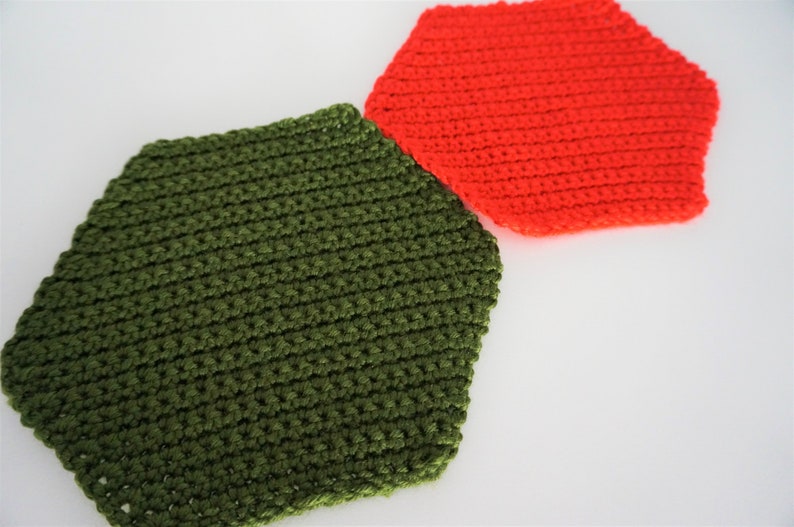 The single crochet hexagon Pattern image 1