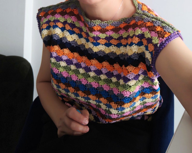 Summer top crochet Pattern image 1