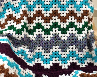 The granny ripple blanket PDF Pattern