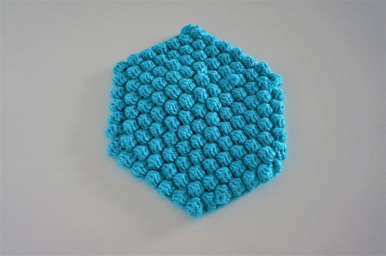 The Hexagon Bobble Stitch Pattern image 1