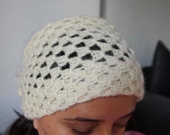 Soft crochet headscarf pattern