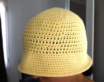 Summer Bucket hat crochet Pattern