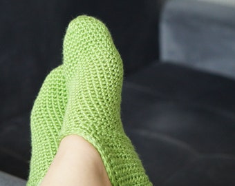 Crochet slippers pattern