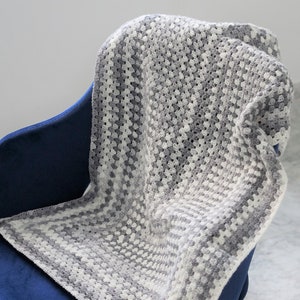 The granny rectangle blanket pattern image 1