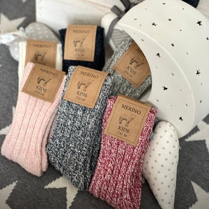 Follkee Kids Merino Wool Socks Perfect Gift Idea Size