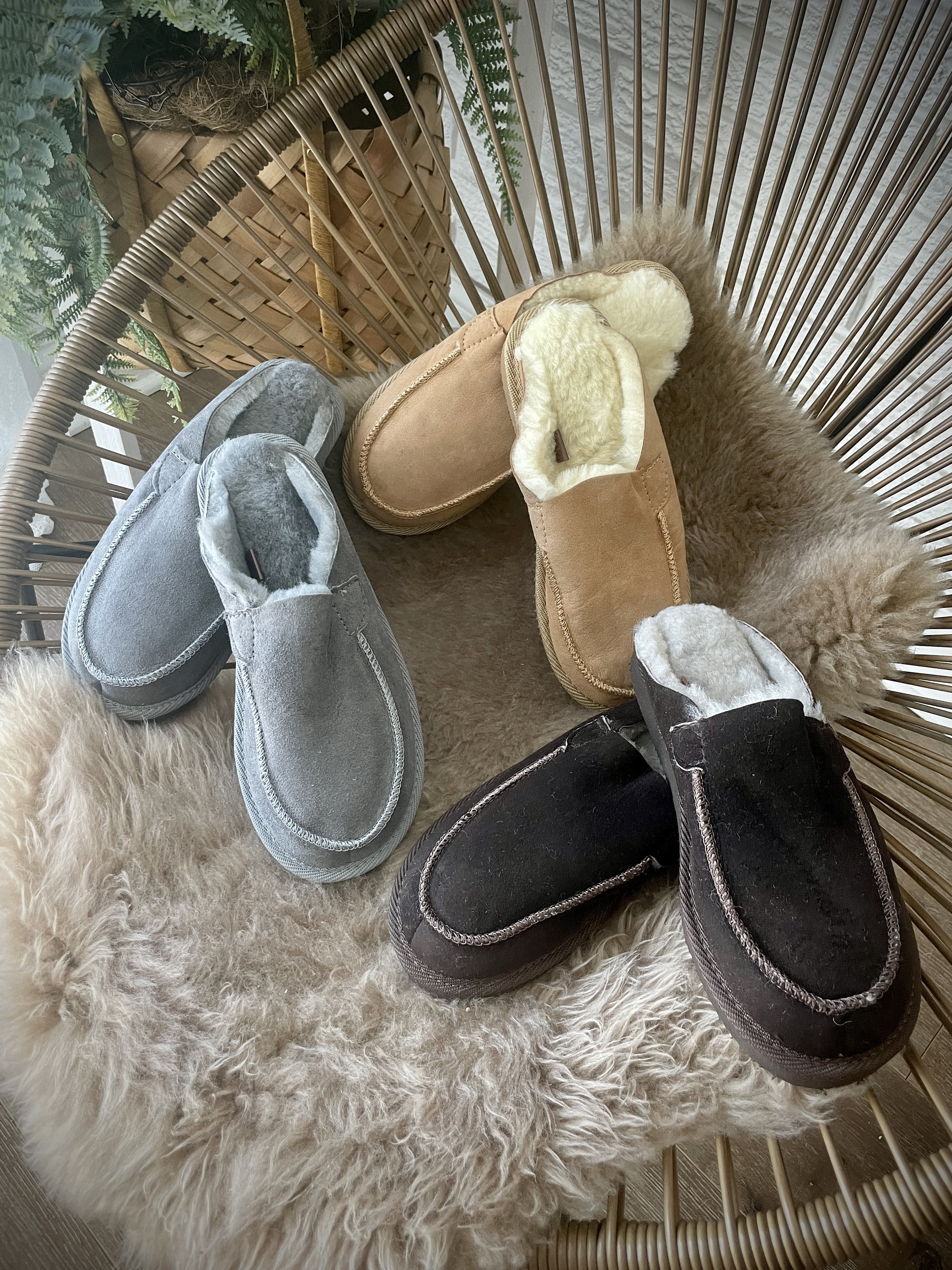 Sheepskin slippers wide fit new arrivals