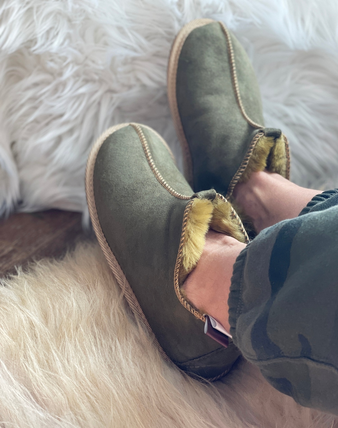 sheepskin house shoes