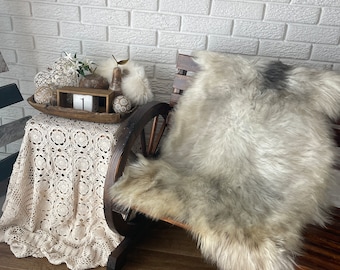 Icelandic Sheepskin Rug | All Natural Sustainable and Handcrafted Product| Area Rug| Wool Throw