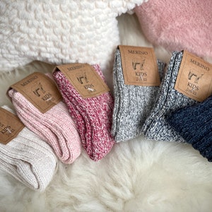 Follkee Toddler Merino Wool Socks Perfect Gift Idea Size 2-3 Y