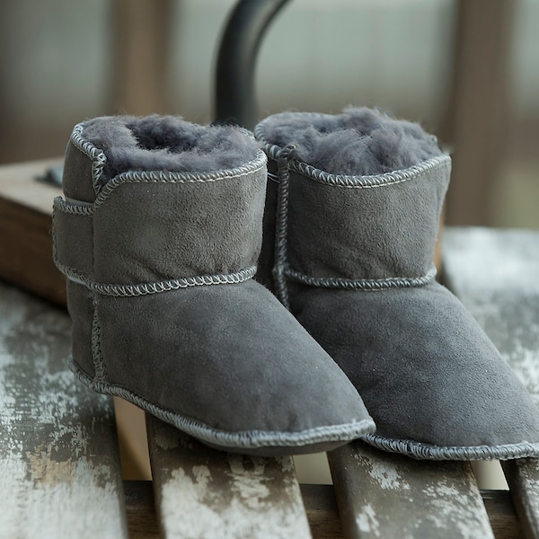 Follkee Children Slippers House Shoes Handcrafted Wool 100% Leather