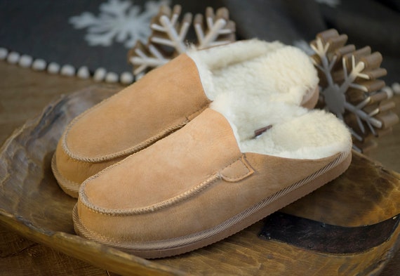Mens sheep slippers deals