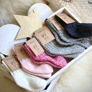 Follkee Baby Merino Wool Socks Perfect Gift Idea Size 12-24 months