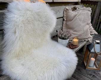 アンゴラヤギ革ファーラグ、2'1'' x 2'9'' ft、天然皮革 - Etsy 日本