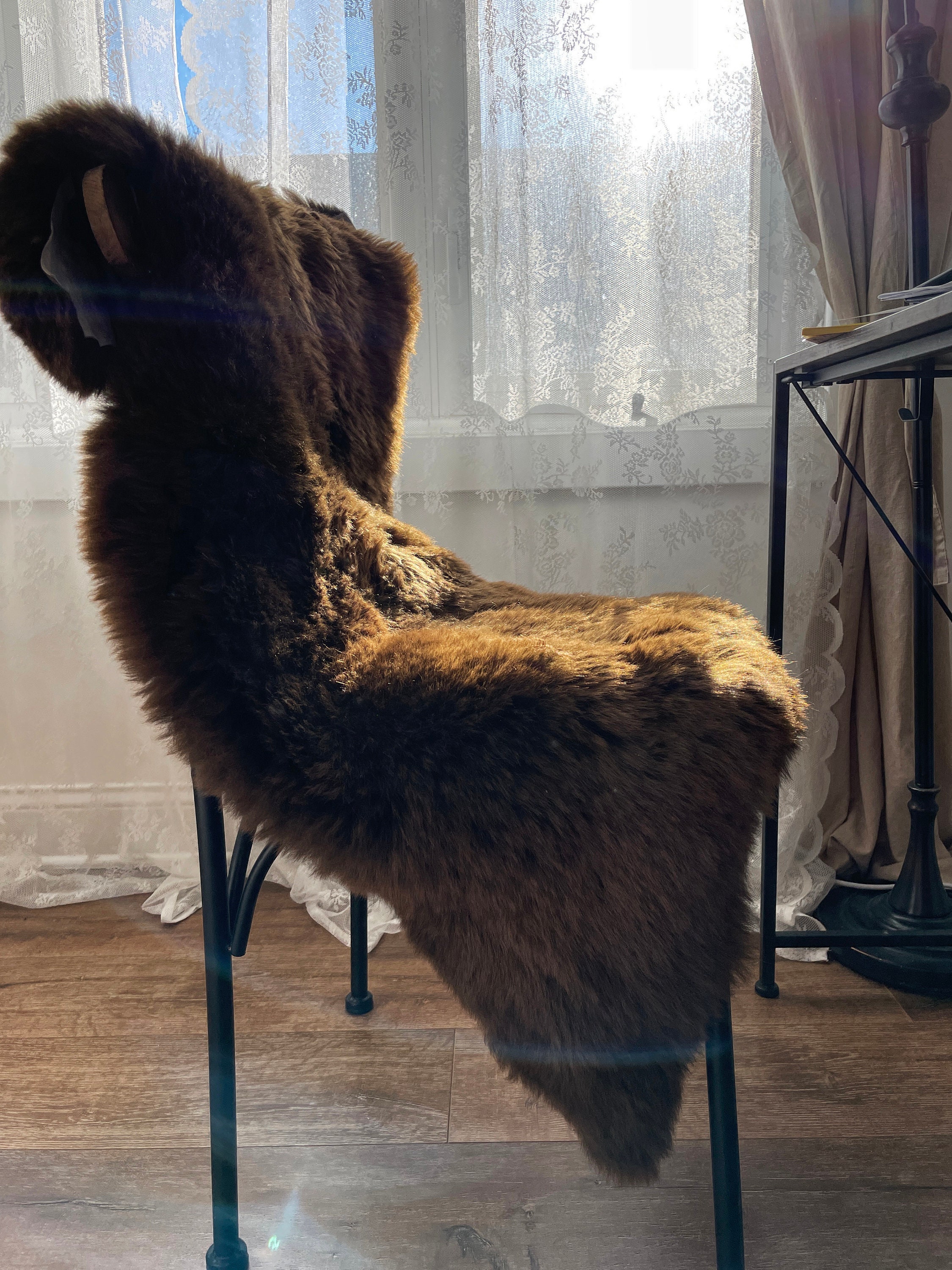 Small sheepskin throw hotsell
