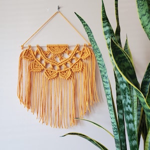 Macrame Pattern - Macrame semicircle wall hanging - Step by Step guide with pictures - Digital Tutorial - PDF instructions - Knot guide