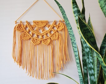 Macramé halfrond muurhangend patroon – pdf-tutorial voor beginners