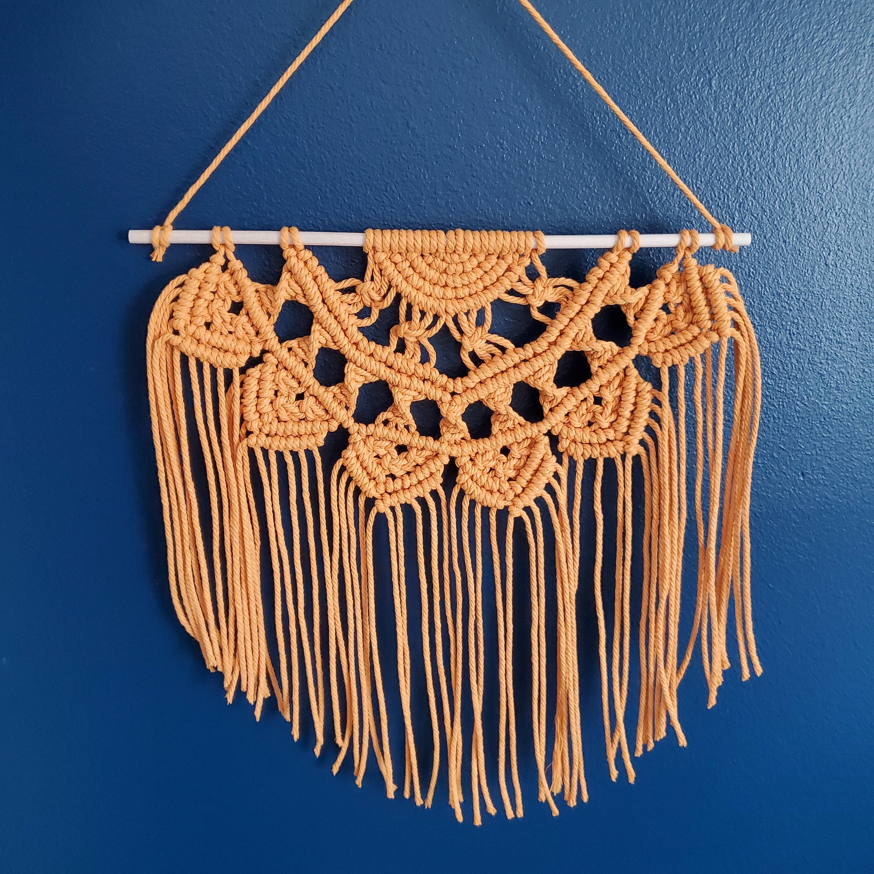 Macrame Semicircle Wall Hanging Pattern – Beginner-friendly PDF ...