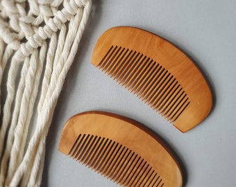 Wooden macrame comb, craft tool