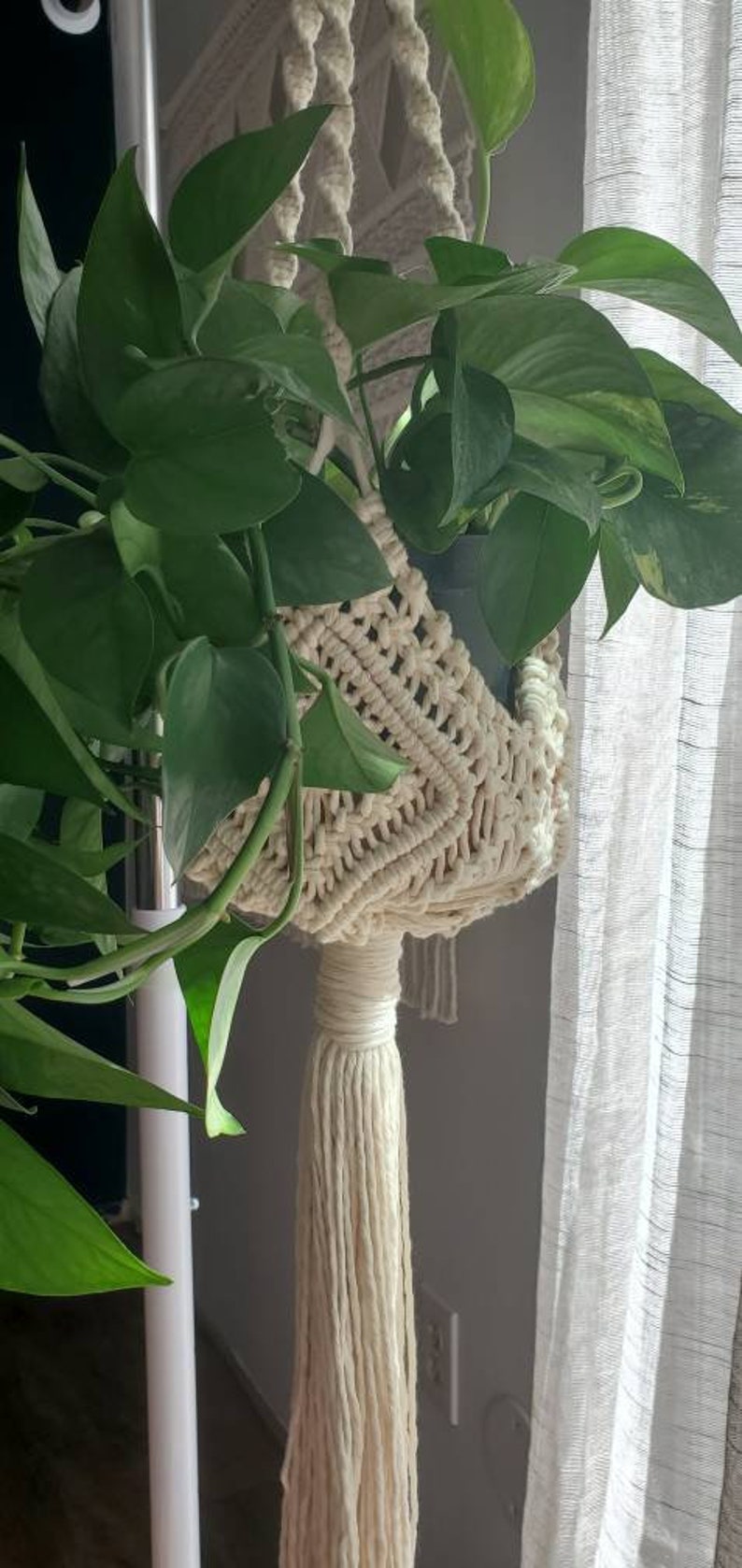 Macrame Plant Hanger Pattern Macrame Hanging Planter PDF Tutorial with pictures, step-by-step guide and knot guide for beginners image 2