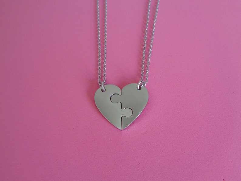 sisters Besties necklaces necklaces friends sisters soulmates heart