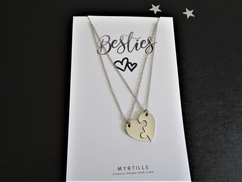 sisters Besties necklaces necklaces friends sisters soulmates heart