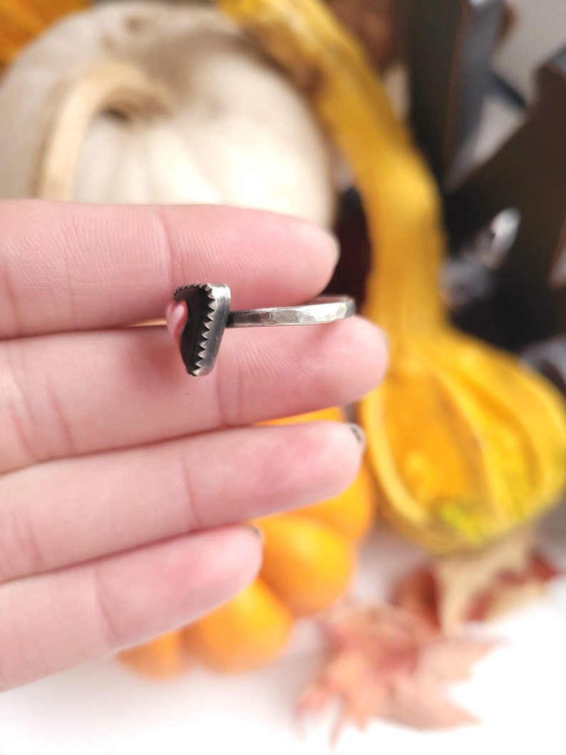 Handmade porcelain heart ring