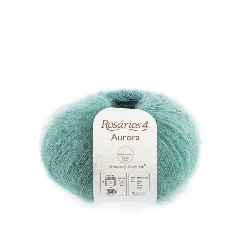 Knittig yarn Lace yarn Rosarios4 Aurora Mohair Silk yarn superkid mohair Mohair yarn