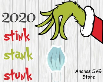 Download Grinch Hand Svg Etsy