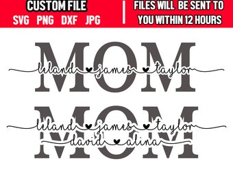 Download Custom Mom Svg Etsy