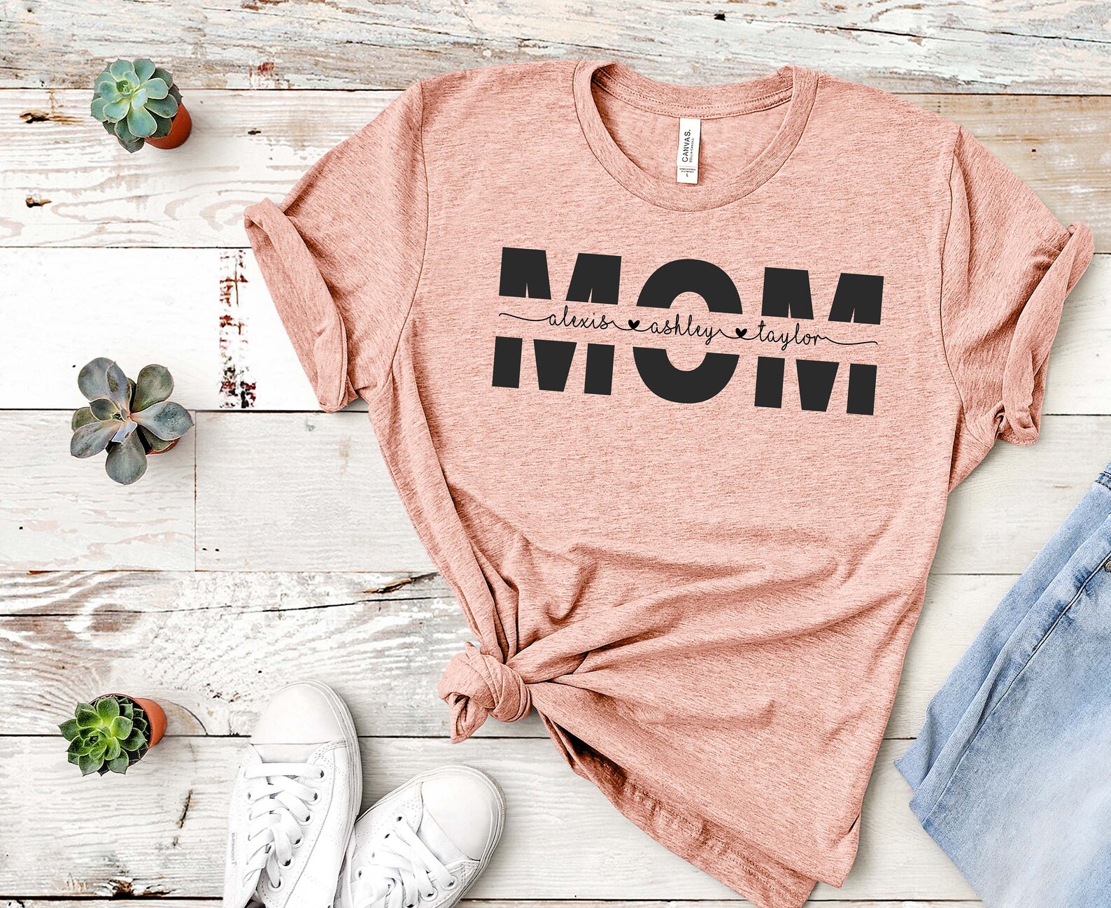 Download Mom svg Mom Monogram svg Mom With Names Svg Mom With Kids | Etsy