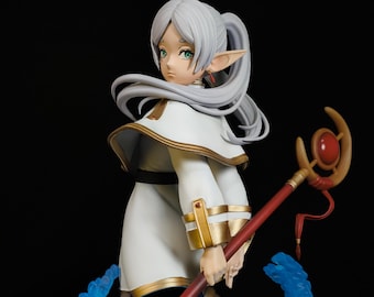Frieren Resin Figure Statue Collectible, Anime Character Fan Art, Gaming Room Decor Gift for Sōsō no Frieren Fans 1/6