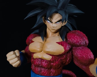 Dragon Ball Daima/GT Goku SSJ4 Resin Figure Statue Collectible, Anime Character Fan Art, Gaming Room Decor Gift for Dragon Ball Fans 1/6