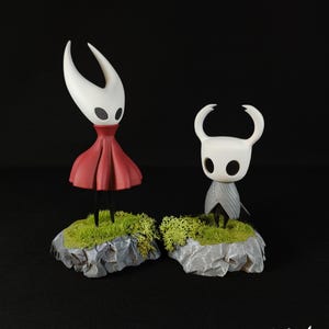 Hollow Knight and Silksong Resin Figures Statue Collectibles, Video Game Character Fan Art, Gaming Room Decor Gift for Hollow Knight Fans