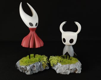 Hollow Knight and Silksong Resin Figures Statue Collectibles, Video Game Character Fan Art, Gaming Room Decor Gift for Hollow Knight Fans