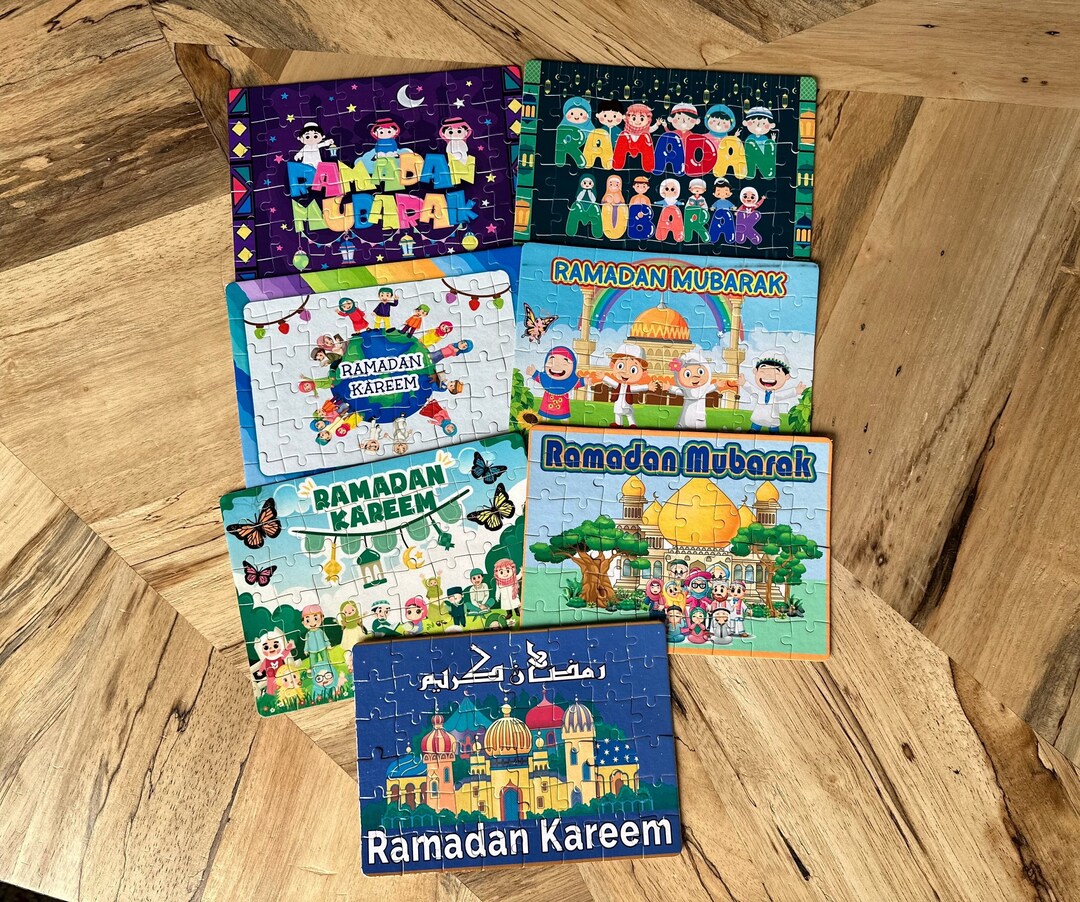 Ramadan Puzzles for Kids / Muslim Kids Gifts / Ramadan Gifts / Ramadan ...