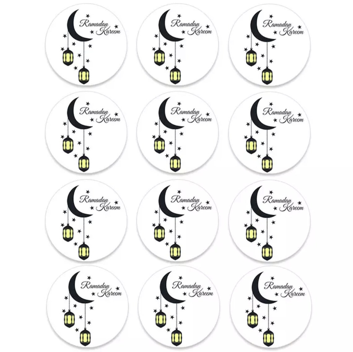 ramadan mubarak stickers printable