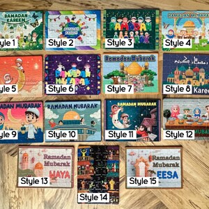 Ramadan Puzzles for Kids / Muslim Kids Gifts / Ramadan Gifts / Ramadan ...
