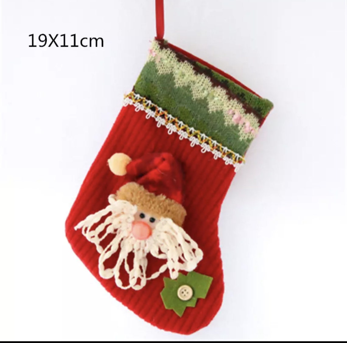 Mini Santa Christmas Stockings | Etsy