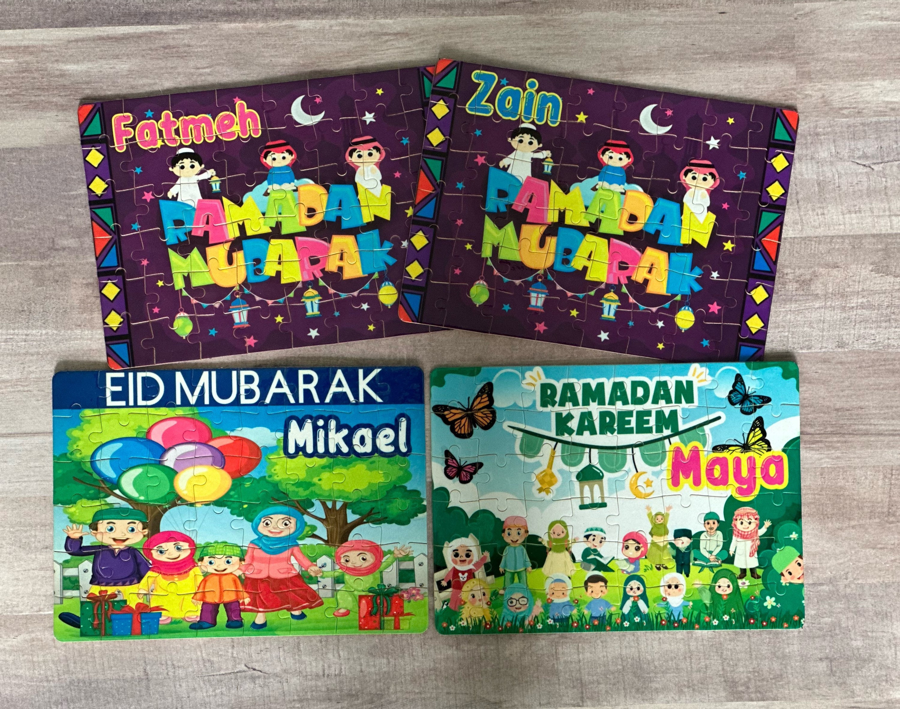 Ramadan Puzzles for Kids / Muslim Kids Gifts / Ramadan Gifts / Ramadan ...