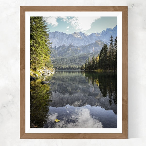 Landscape Photography Print - Bavarian Alps Germany - Fine Art Travel Photograph - Beautiful and Unique Gift Idea