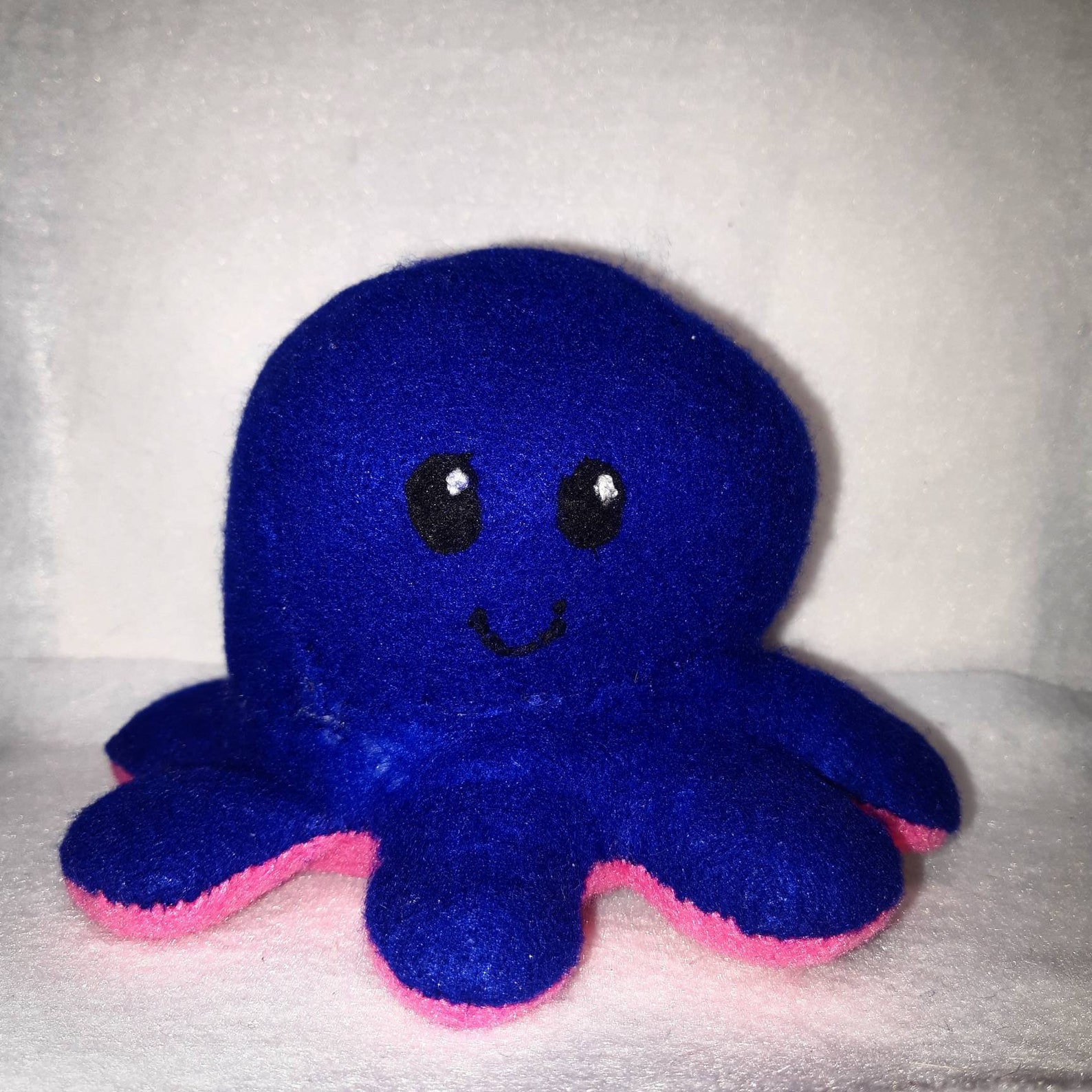 Reversible mood octopus plush Etsy