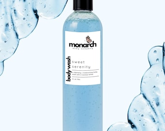 Body Wash – Sweet Serenity | Gentle Hydrating Body Wash | Handmade Luxury Shower Gel for Soft, Glowing Skin | Spa-Like Routine