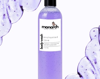 Body Wash – Enchanted Love | Gentle Hydrating Body Wash | Handmade Luxury Shower Gel for Soft, Glowing Skin | Spa-Like Routine