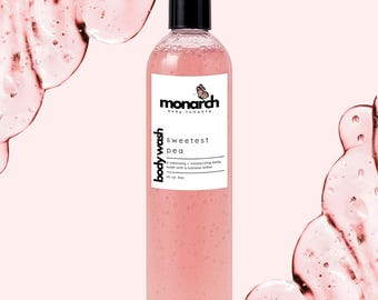 Gel de ducha – Sweetest Pea / Gel de ducha hidratante suave / Gel de ducha de lujo artesanal para una piel suave y radiante / Rutina de spa