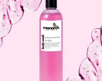 Body Wash – Watermelon Sugar | Gentle Hydrating Body Wash | Handmade Luxury Shower Gel for Soft, Glowing Skin | Spa-Like Routine